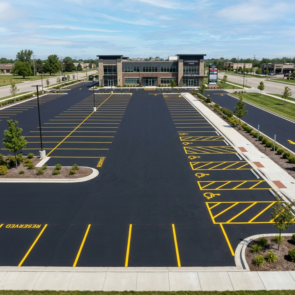 New asphalt installation in Davie